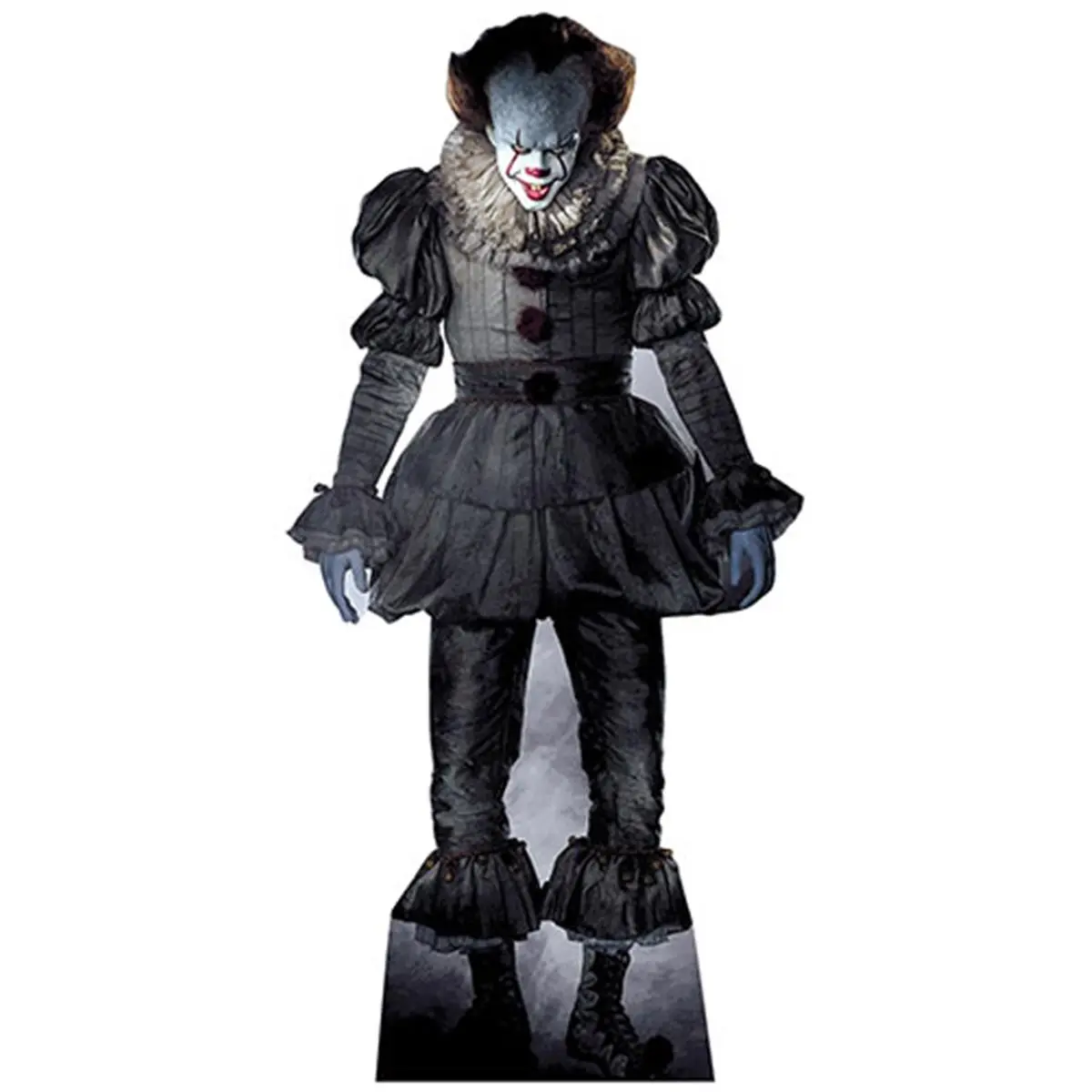 212 MAIN Form-Cut Printed Semi-Adhesive Easy-Remove Vinyl Decorative Decal - 74x36 in IT 2017 Film Pennywise Design, Tear-Resistant, Artistic Adhesive Film Wall Murals, for Room Decor & Whimsical Home Use