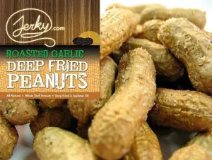 Deep Fried Peanuts - Roasted Garlic Deep Fried Peanuts - Roasted Garlic