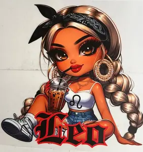 Leo Zodiac Girl Dtf Transfer