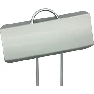 50-Pack Weatherproof Large Zinc Metal Plant Labels, Height 11.5", Label Area 3 1/2 X 1 1/4" GardenMate