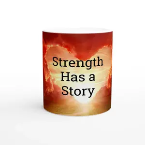 Heavenly Apparel | Ceramic Mug | Strength has a Story