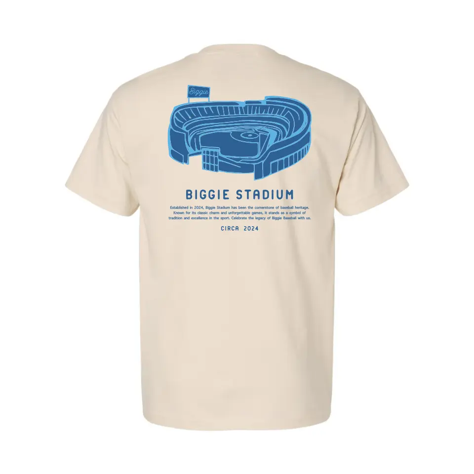 Biggie Baseball Biggie Stadium Mens Tee