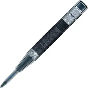 212 MAIN Fowler FOW72-500-290 Heavy Duty Automatic Center Punch, Adjustable Tip, Steel Construction for DIY Woodwork