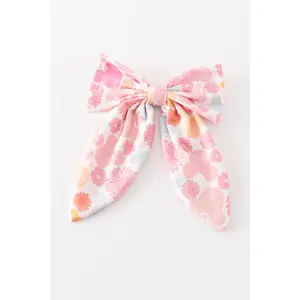 Pink character print hair sailor bow