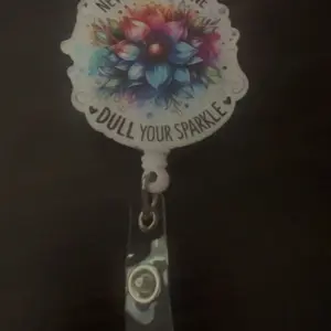 Retractable Badge Reel, 1/20pcs Acrylic ID Holder with Clip for Nurses Doctors Students Office Staff, Identification Badges & Supplies, Badge Reels Retractable