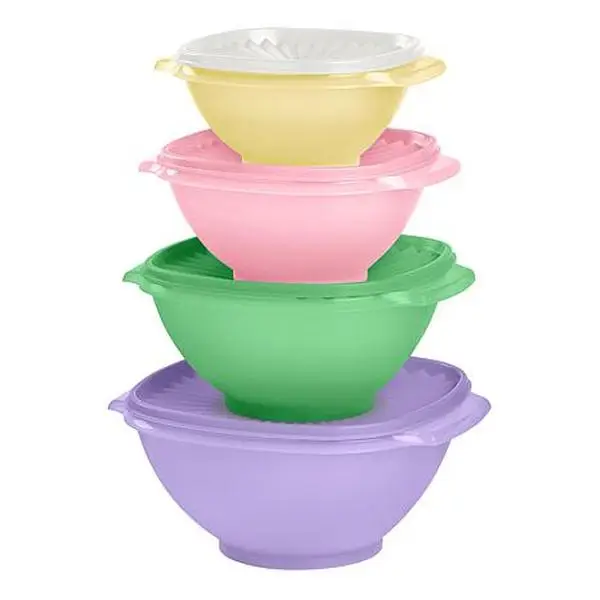 Tupperware® 8-piece Heritage Sheer Square Bowl Set