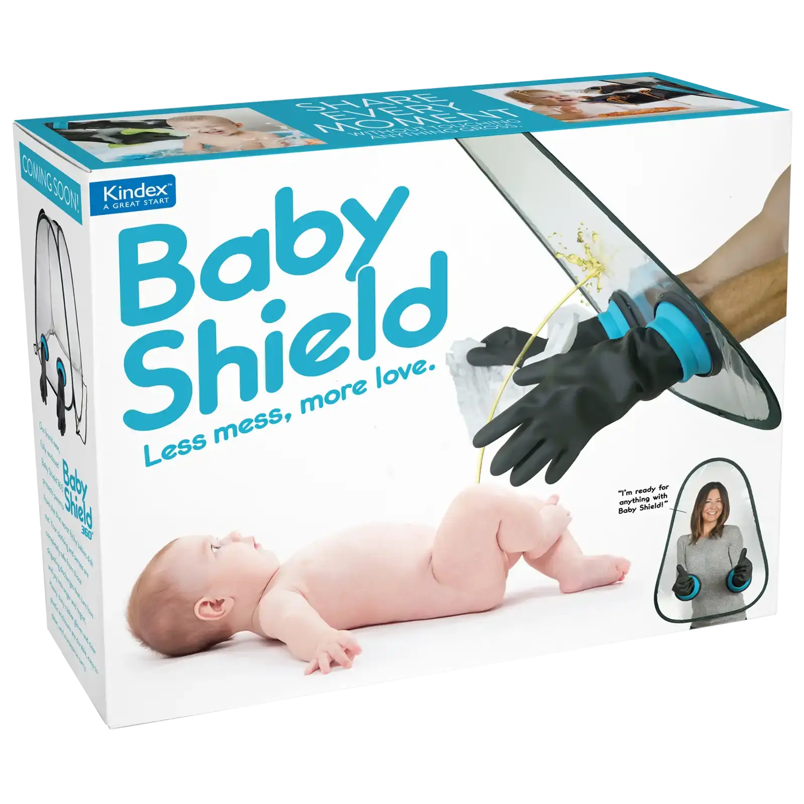 Baby Shield Prank Gift Box by Prank-O, Wrap your real gift inside. The perfect prank gift box for the new parent.
