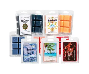 "Free Spirit Bundle"  Combo Set Of Five Scented Wax Melt Cubes - Nag Champa, Patchouli, Starry Night, Tropical Paradise, Dragon's Blood