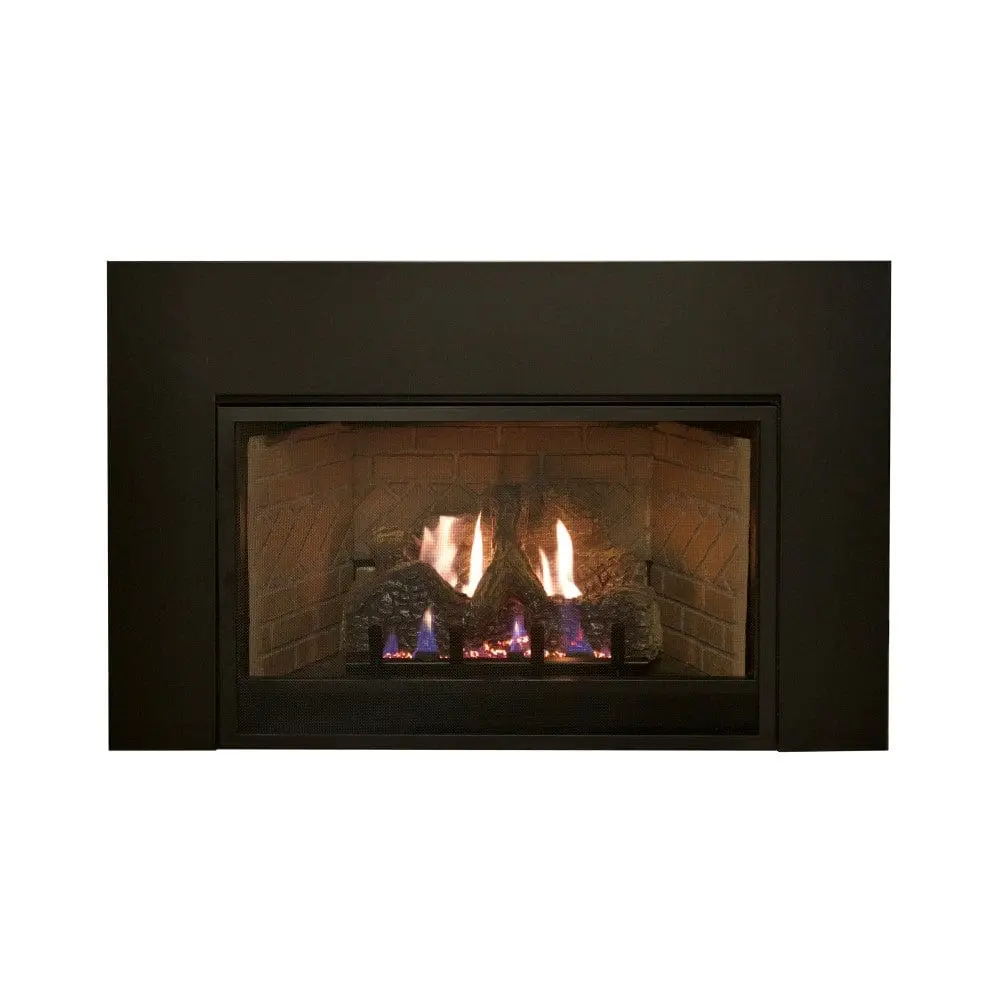 Empire Innsbrook 31-Inch Ventless Gas Fireplace Insert with Firebox and Log Set