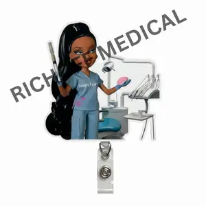 Rich Off Medical | Tooth Fairy “Dental” Med Barb Badge Reel