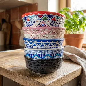 Stoneware Ceramic Serving Bowl: Salad bowl - Handmade