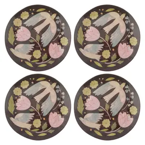 Folklore Birds Melamine Salad Plates
