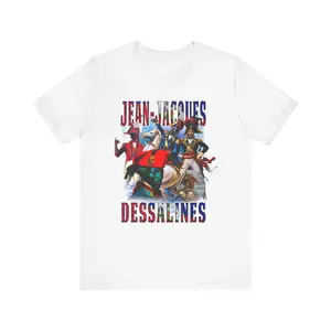 Haitian Emperor T-Shirt, Jean-Jacques Dessalines Revolution Tee, Independence Leader Shirt, Historical Figure Top, Unisex Jersey Apparel