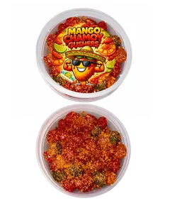 Mango Chamoy Gushers - 8 oz candy Snack Spicy Sweet Tangy Bonbon