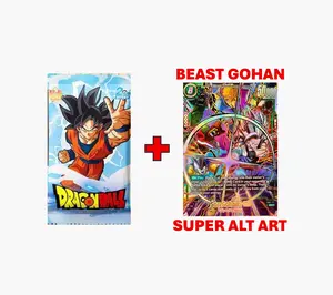 DBS Beast Gohan [Super Alt Art] Raff - 1 Dragon Ball Pack + 1 Ticket