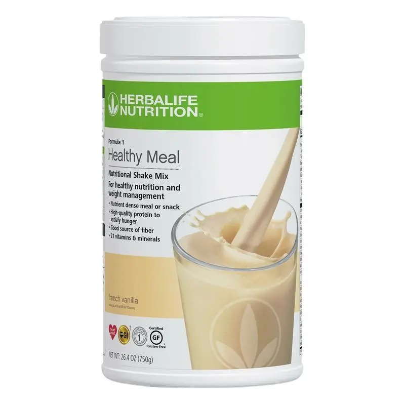 Herbalife Formula 1 French Vanilla Nutrition Shake 750g | Daily Wellness Protein Drink Mix | Vitamins & Minerals | Fiber Source | Easy-Mix Nutrition Powder | Convenient Daily Beverage | Smooth French Vanilla Flavor | Wellness Routine