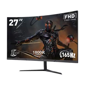 27" 2K QHD Gaming Monitor – 165Hz, 1ms, Adaptive Sync, Dual HDMI & DP, Ultra-Slim Bezel, Tilt Adjustable