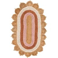 Natural White Orange Pink 3' 1 x 5' 1