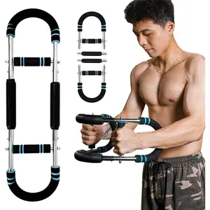 Chest Workout Equipment, Twister arm Trainer, Adjustable 5 Resistance Levels (66-110 lbs), Ergonomic Home Gym Equipment, Chest Workout Equipment for Daily Fitness and Muscle Building Training