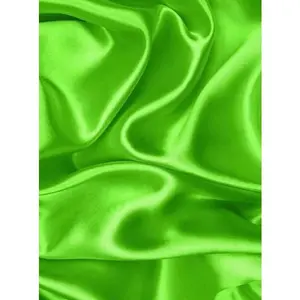 Neon Green Duchesse Satin