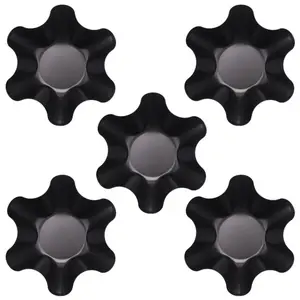 Large Non-Stick Fluted Tortilla Shell Pans Taco Salad Bowl Makers, Non-Stick Carbon Steel, Set Of 4 Tostada Bakers