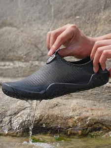 Unisex's Lightweight Mesh Water Shoes, Quick Drying Design Water Shoes for Beach & Pool, Wading Shoes, Sports & Outdoor Shoes for Indoor Fitness, Yoga, Surfing