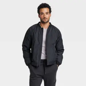 Men's Varsity Jacket - All In Motion Black XXL