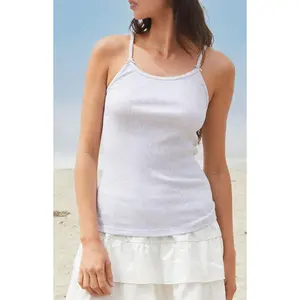 John Galt Women's Gray Belle Bow Tank Top