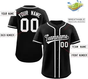 Custom Baseball Jersey Stitched Personalized Baseball Shirt - Sports Uniform for Men, Women, Boys, Customizable Fit and Design Options