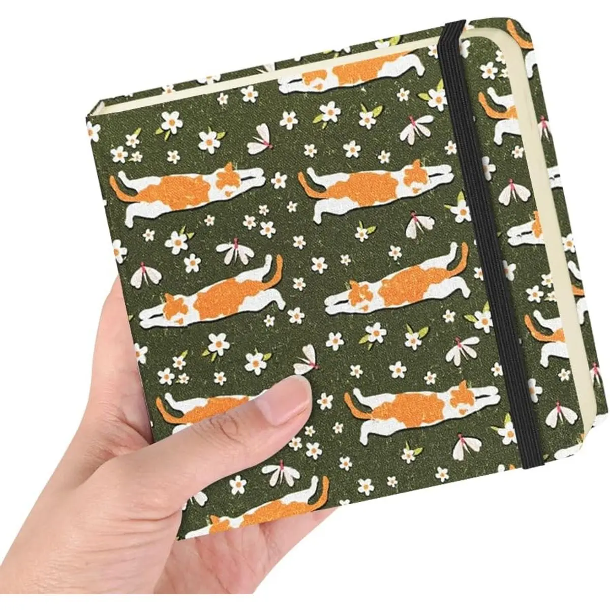 Cloth Cover-4.8x4.8in-Lying Cat