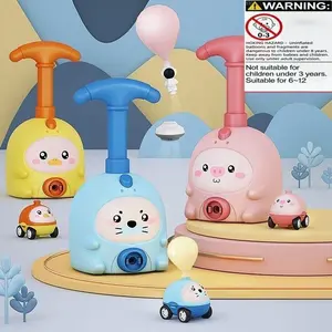 Air Powered Balloon Car Toy STEM Educational for Toddlers 1-3 Battery-Free Safe Eco-Friendly Easter Birthday Gift Boys Girls