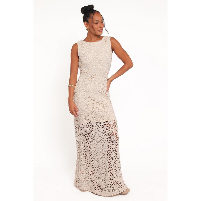 Carlene Maxi Dress - Natural