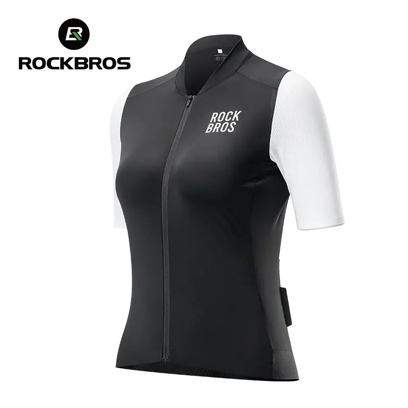 ROCKBROS Women's Professional Road Cycling Jersey - Short Sleeves, Thin Lightweight Breathable, Tight-Fitting Cycle Sports Top, Breathable Athletic Sleeve Jersey Bicycle Top
