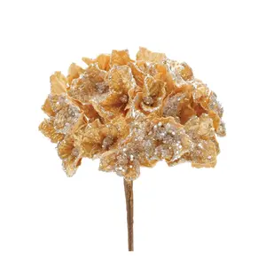 Beaded Hydrangea Flower Stem (Set of 2)