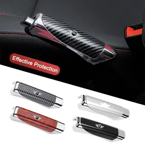 ABS Car Handbrake Cover Protective Sleeve Hand Brake Protect For BMW Mini Cooper R50 R53 R55 R56 R60 R61 F54 F55 F56 F60 Interior Accessories Autos