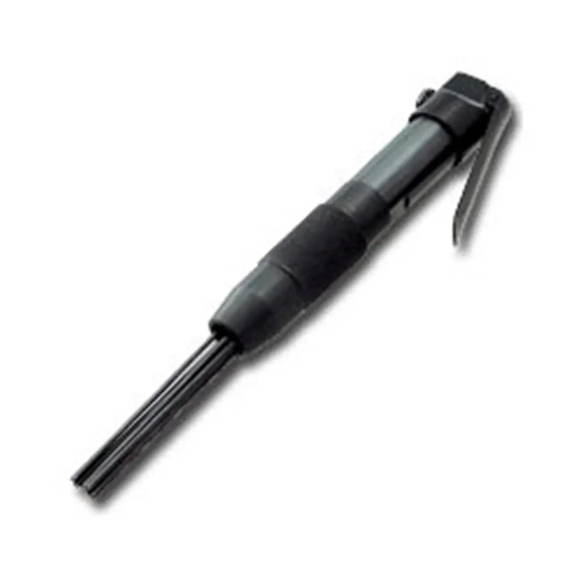 212 MAIN In-Line Needle Scaler Tool with 19 High Tension Steel Needles, 4200 BPM with 7" Stroke for Rust Removal and Scaling, Includes Flux Chisel