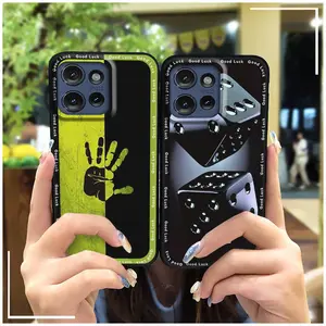 Shockproof Durable Phone Case For MOTO G Play 2025/G Power 2025 Graffiti Back Cover Cell Phone Sleeve Phone Pouch Protective Fashion Design Silicone Anti-knock Full wrap Anti-dust
