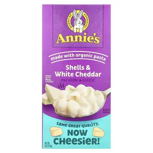 Annie's Homegrown Macaroni & Cheese, Shells & White Cheddar, 6 oz (170 g)