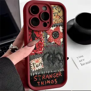 Dark Style Stranger Things Phone Case Protector Tpu Thick Anti-Drop Protection for iPhone 7/8/x/XS/XR/XS Max/11/12/13/14/15 Pro Max/16 Pro Max/17 Pro Max/air