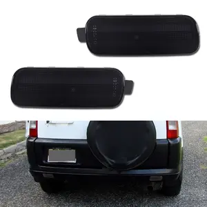 2pcs Brand new and quality Smoked Lens Rear Bumper Bar Reflector Light Kit For 2002 2003 2004 Honda CR-V,Replace OEM 33505S9A003, 33555S9A003