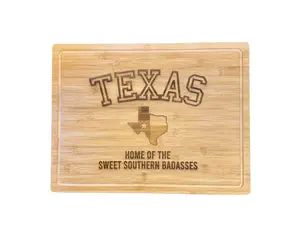 Home of the Sweet Southern - Engraved Decorative Cutting Board - Custom