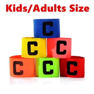 Kids Adults Football Captain Armband Soccer Arm Band Leader Competition Gift Soccer Captain Group Armband Football Training, Football Accessories