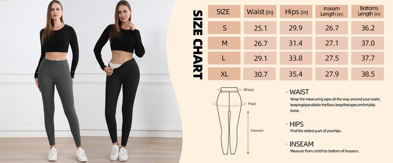 【LOCAL SHIPPING】CHRLEISURE 3PCS Thermal Thick FLeece Lined Leggings for Cold Winter Warm, High Waist Women's Cozy Workout Wear Fleece Pants for Yoga Riding Casual Wear