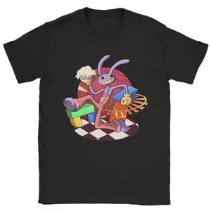 The Amazing Digital Circus Jax Men T Shirt Novelty Tees Short Sleeve Round Collar T-Shirt 100% Cotton Birthday Present Clothes A
