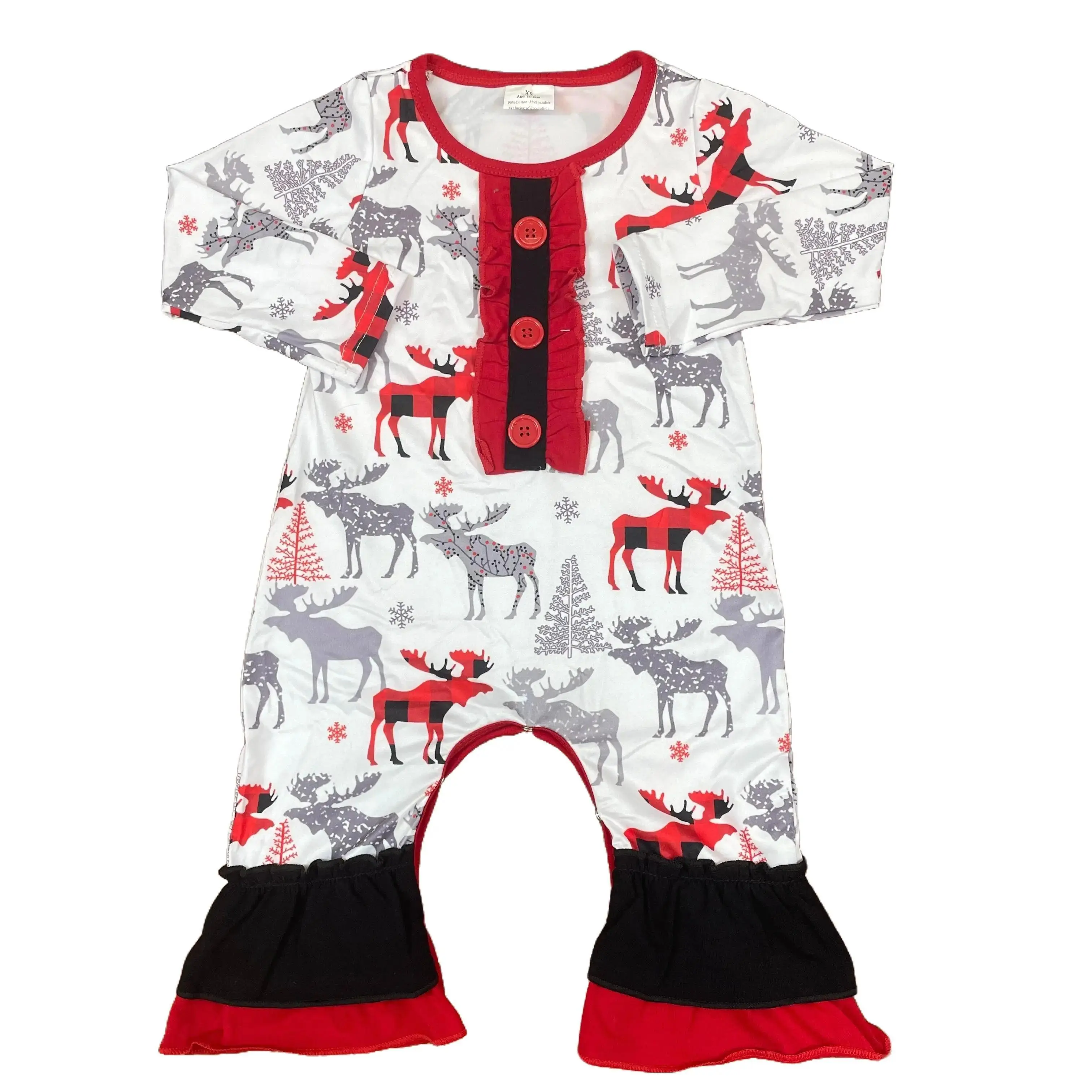 baby girl clothes deer newborn christmas romper christmas gift winter romper baby  onesie