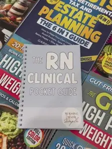 RN Clinical Pocket Guide 2026 | Portable Nursing Reference Book with Lab Values, Medication Charts, ECG Basics & Assessment Tips