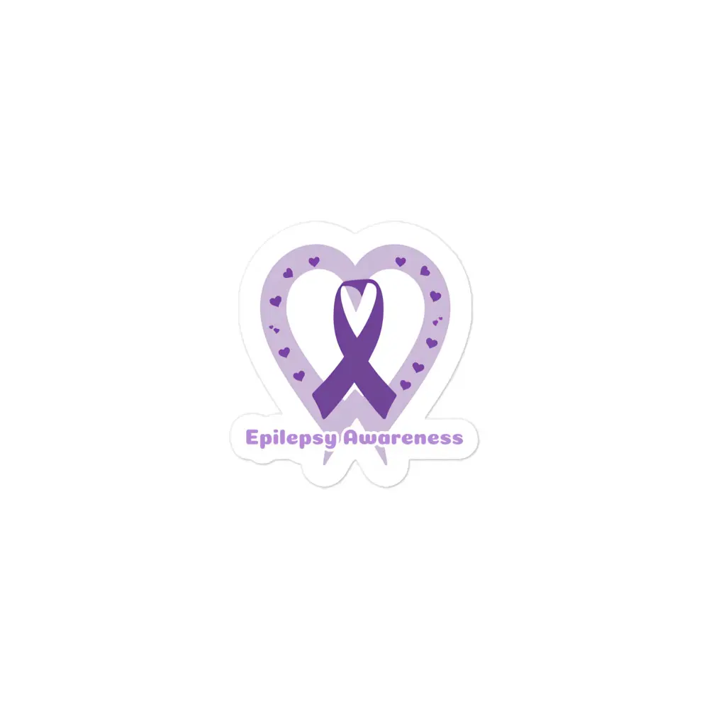 Epilepsy Awareness Bubble-free stickers