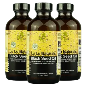3 x Black Seed Oil 8oz From Organically Grown Seeds, Cold Pressed, Extra Virgin! (TQ) 13.93%