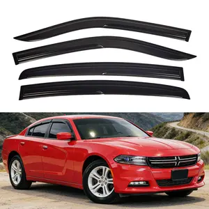 Window Visors Rain Guards for 2011-2023 Dodge Charger | Vent Shade Window Deflectors, Tape-On Mugen Style, 4PCS