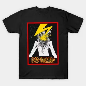 Bad Brains Classic T-Shirt, Bad Brains Shirt, retro unisex shirt, metal Tees, black flag, vintage, 90s, Casual, Fashion, Menswear, Retro, Streetwear, Top, Vintage, Classic, Stylish, Basic, Cotton